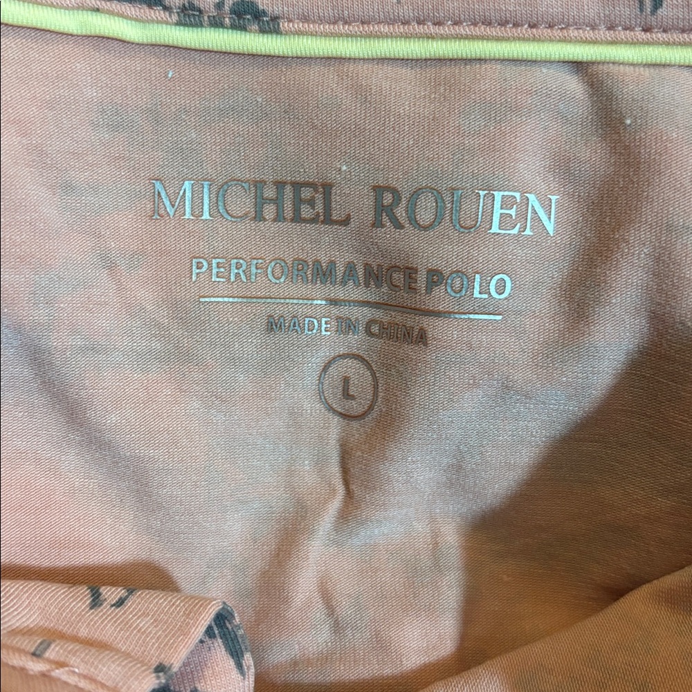 New Michel Rouen | performance polo shirt large - Picture 3 of 6